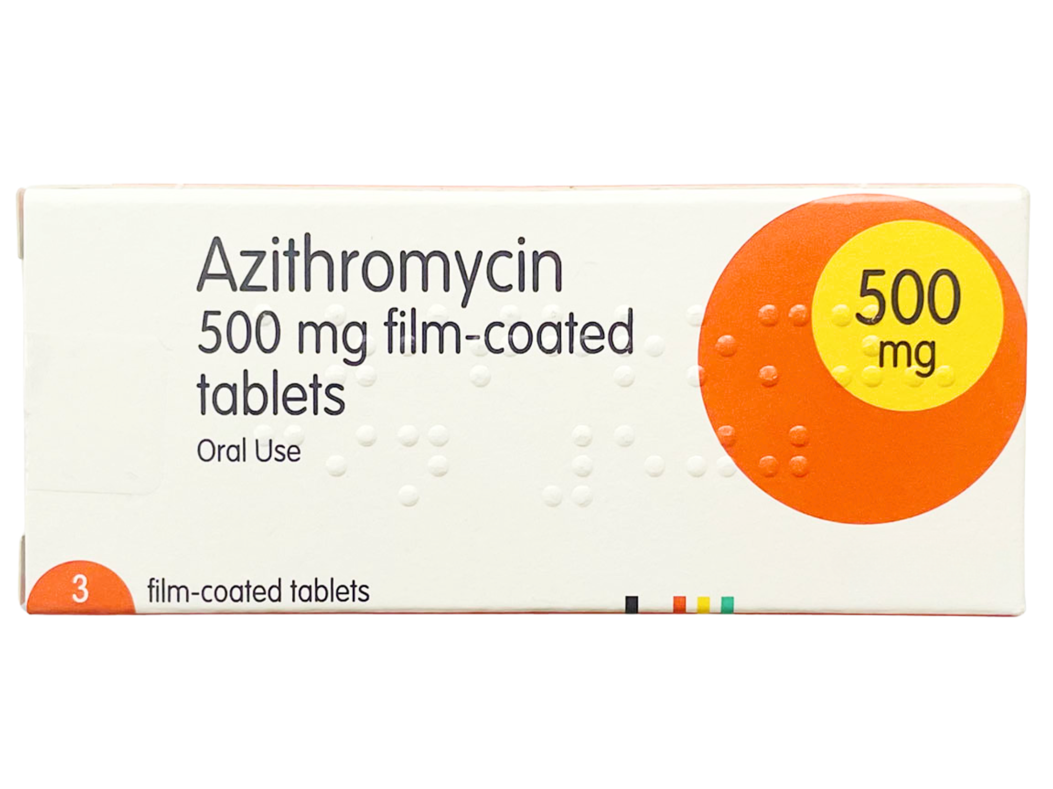 Azithromycin 500mg Tablets (Pack Size 3)