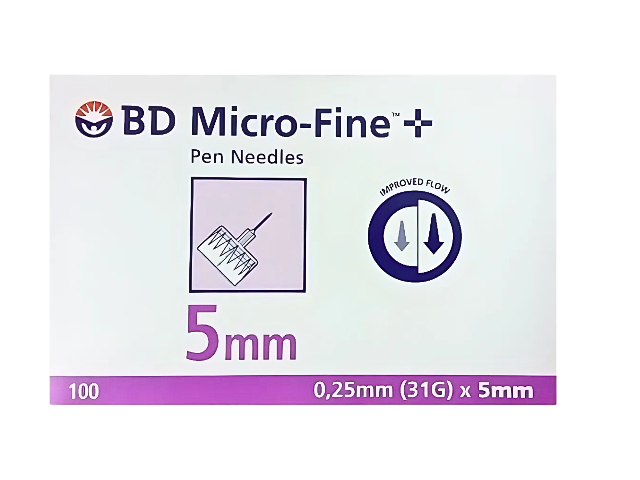BD Micro-Fine Ultra Pen Needles Penta Point 31g 5mm (Box of 100)