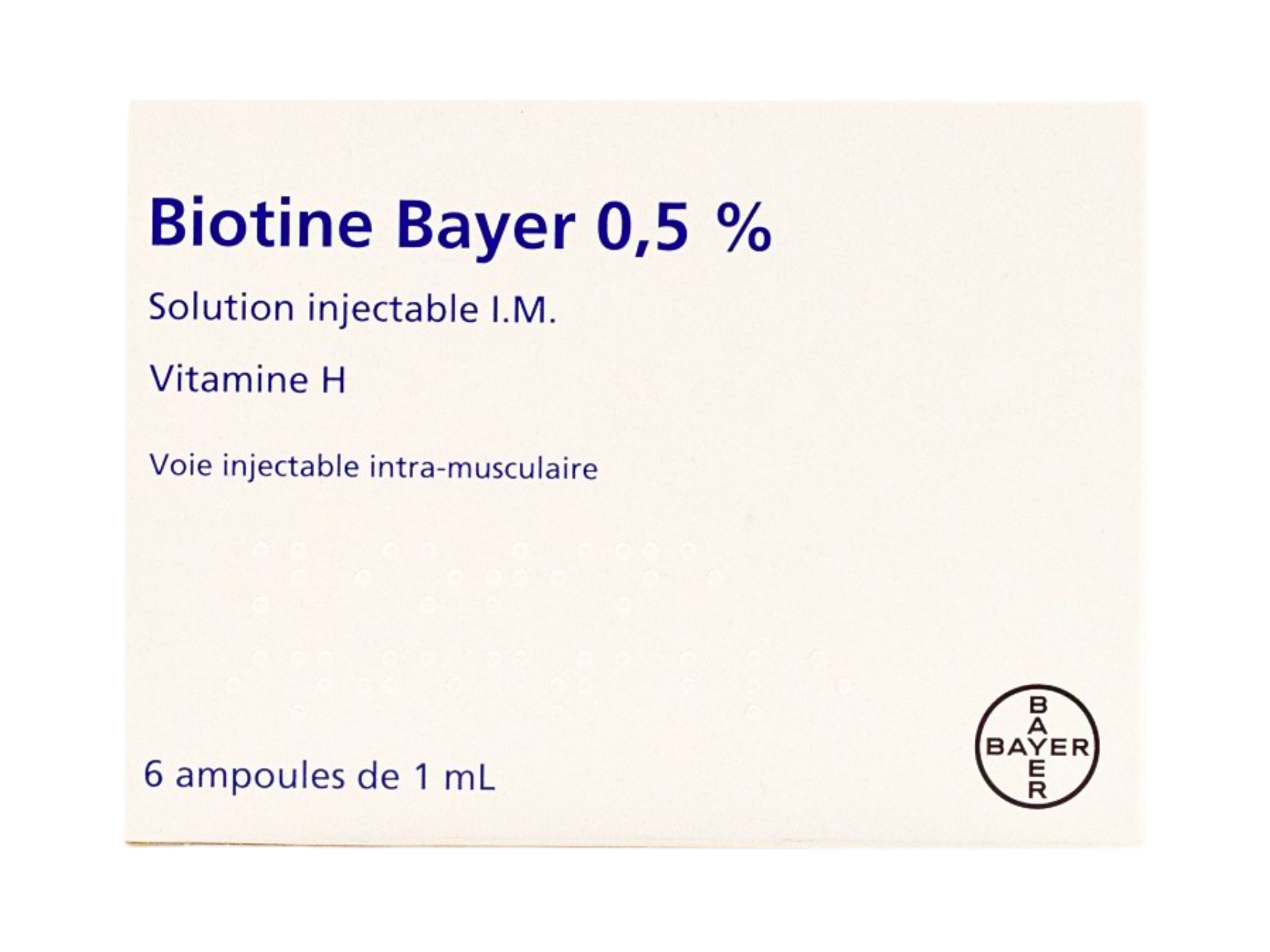 Biotin 0.5% IM Ampoules (Pack Size 6)