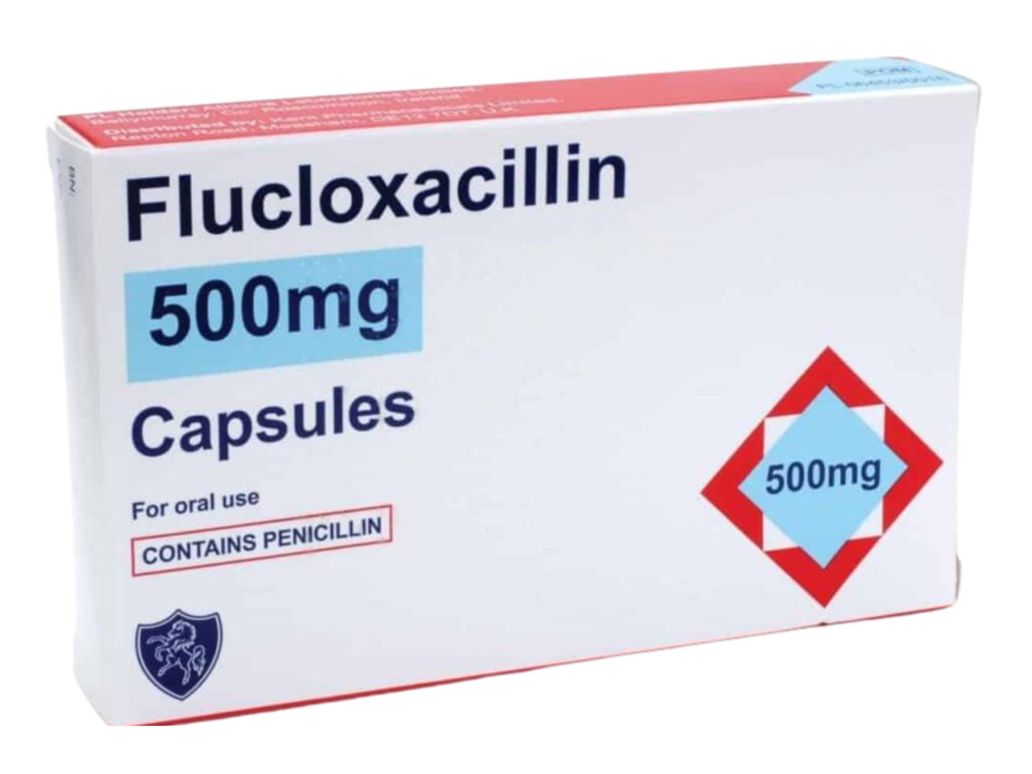 Flucloxacillin 500mg Capsules (Pack Size 28)